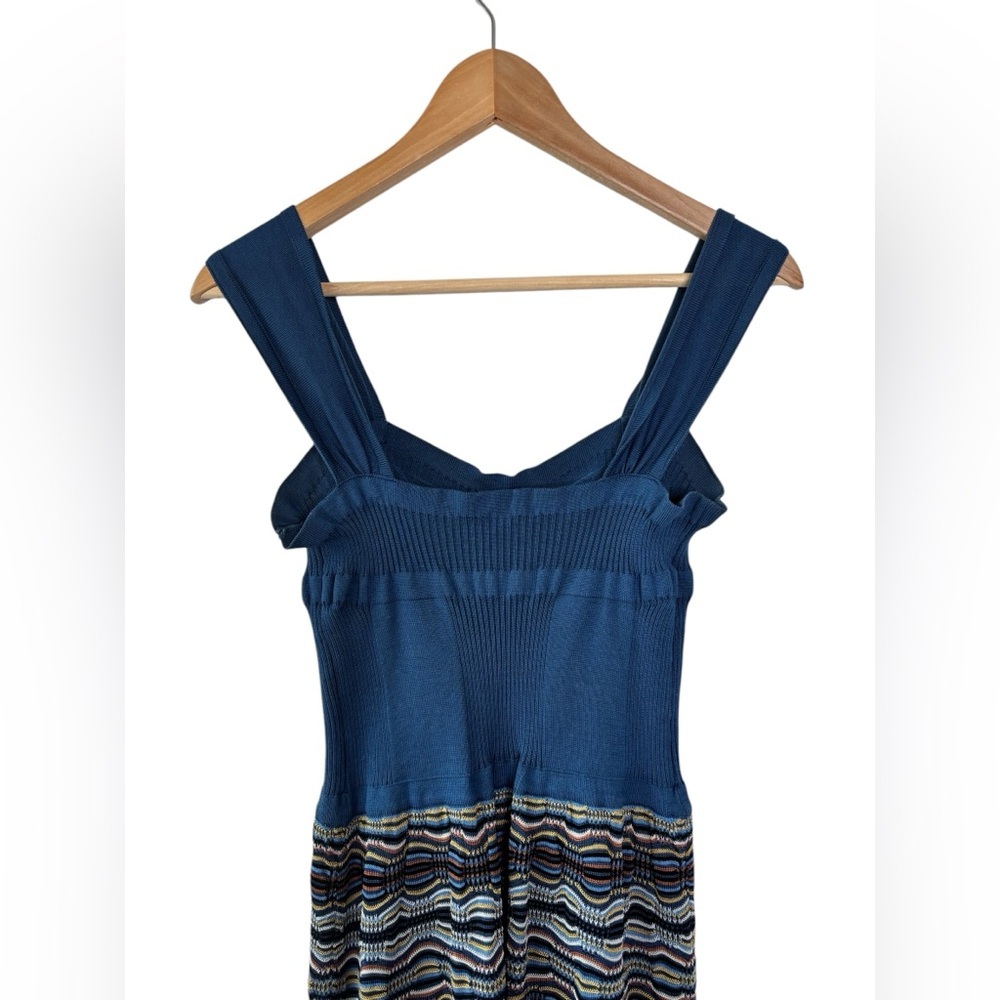 Missoni Blue Knit Crochet Dress size 40/4 - Picture 5 of 9
